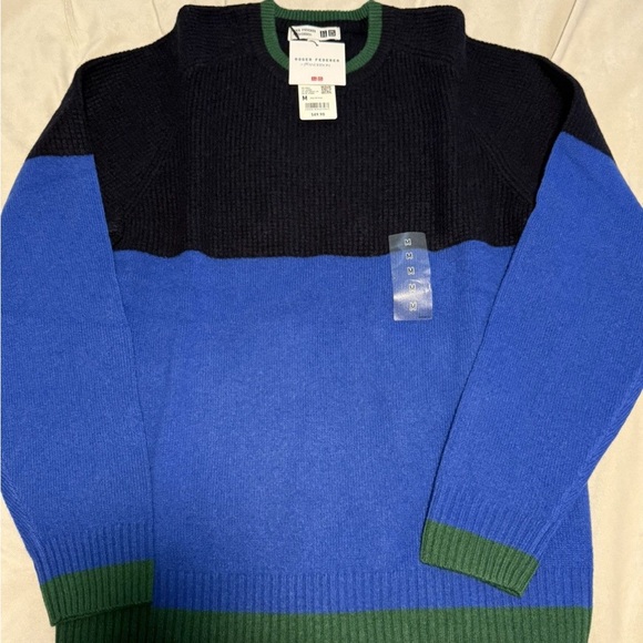 JW Anderson Roger Federer Uniqlo Lambswool sweater